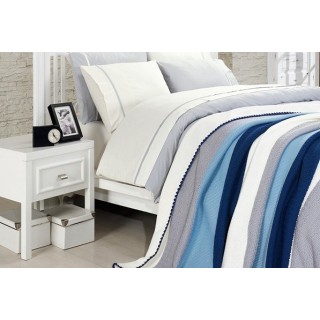 Памучно одеяло в комплект спално бельо – BLUE STRIPES